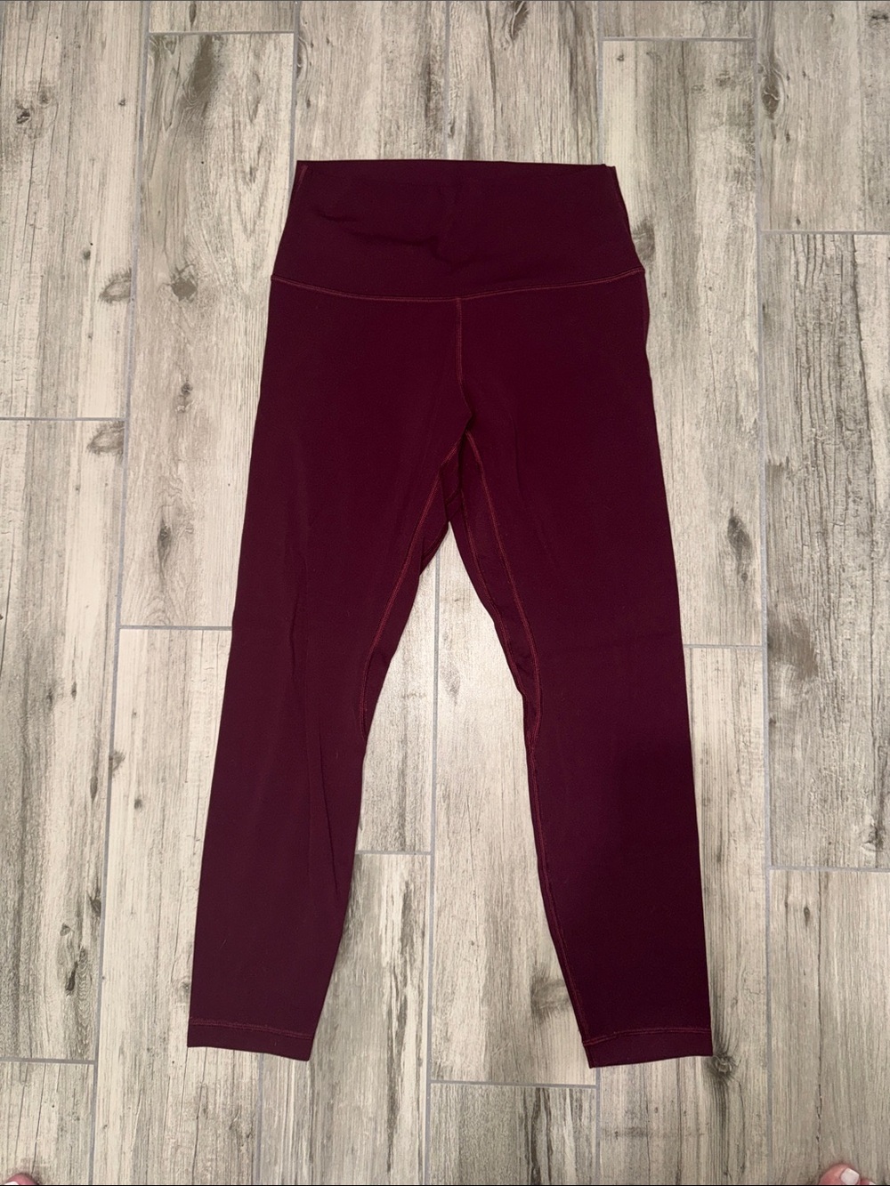 lululemon athletica women’s Maroon High-Rise Leggings